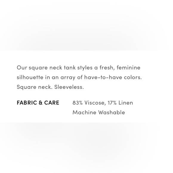 New Ann Taylor Square Neck Tank Top/Blouse In Black Size LT - Picture 2 of 9